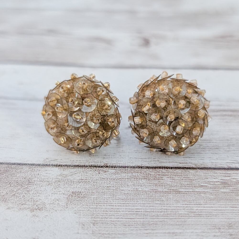 Vintage Screw On Earrings - Made From Defiance Buttons